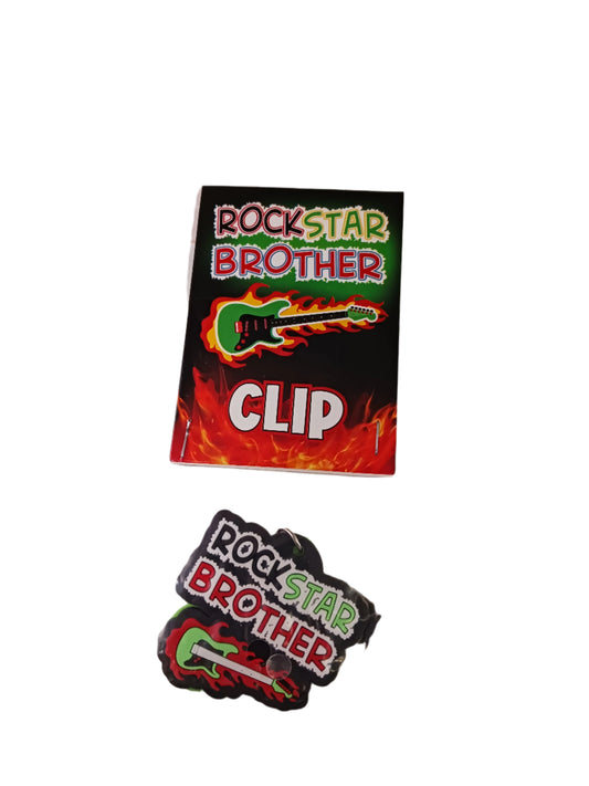 Brother Rockstar Keychain