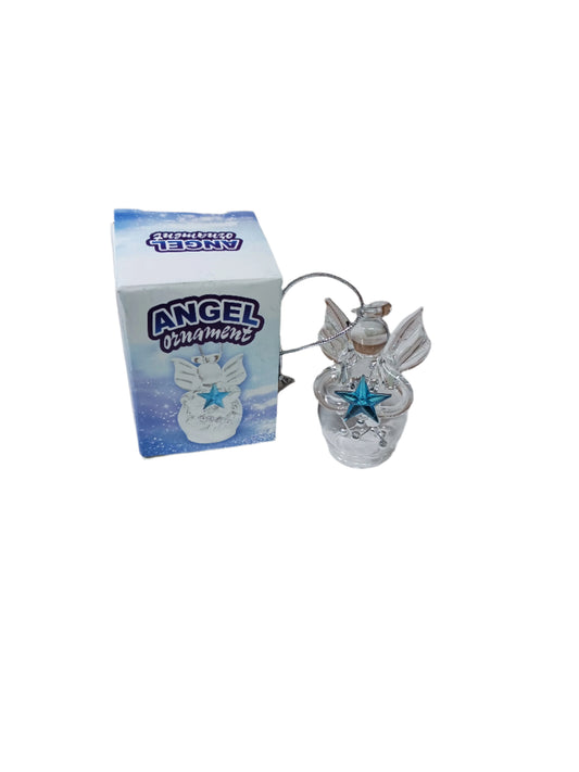 Angel Ornament with Blue Star